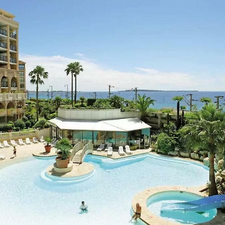 Zen Beach Cannes Sea View Apartment Beach In Front X2 Pools-Ac-Clim-Wifi-Free Parking Inside Bagian luar foto