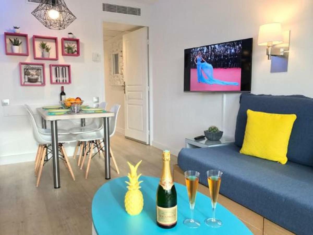 Zen Beach Cannes Sea View Apartment Beach In Front X2 Pools-Ac-Clim-Wifi-Free Parking Inside Bagian luar foto