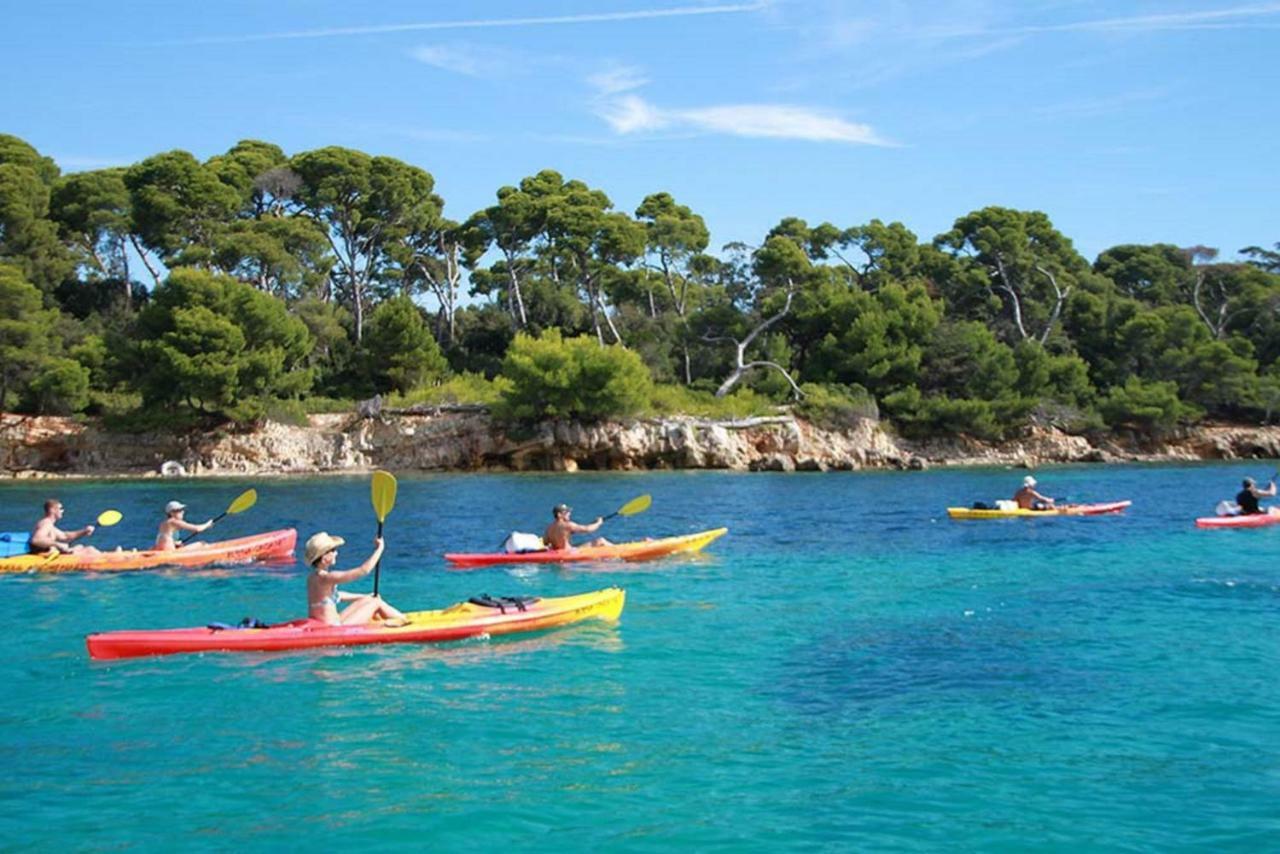 Zen Beach Cannes Sea View Apartment Beach In Front X2 Pools-Ac-Clim-Wifi-Free Parking Inside Bagian luar foto