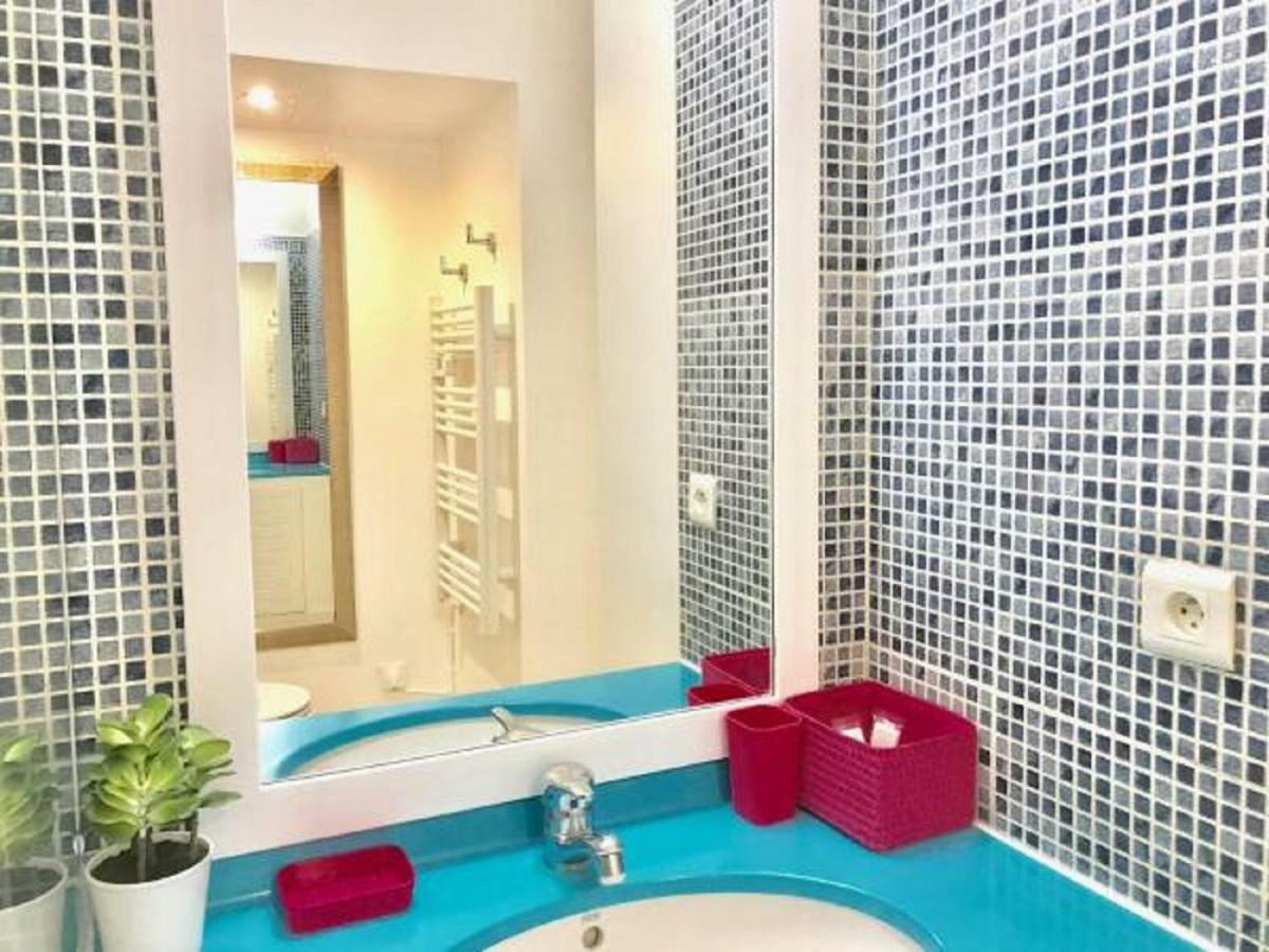 Zen Beach Cannes Sea View Apartment Beach In Front X2 Pools-Ac-Clim-Wifi-Free Parking Inside Bagian luar foto